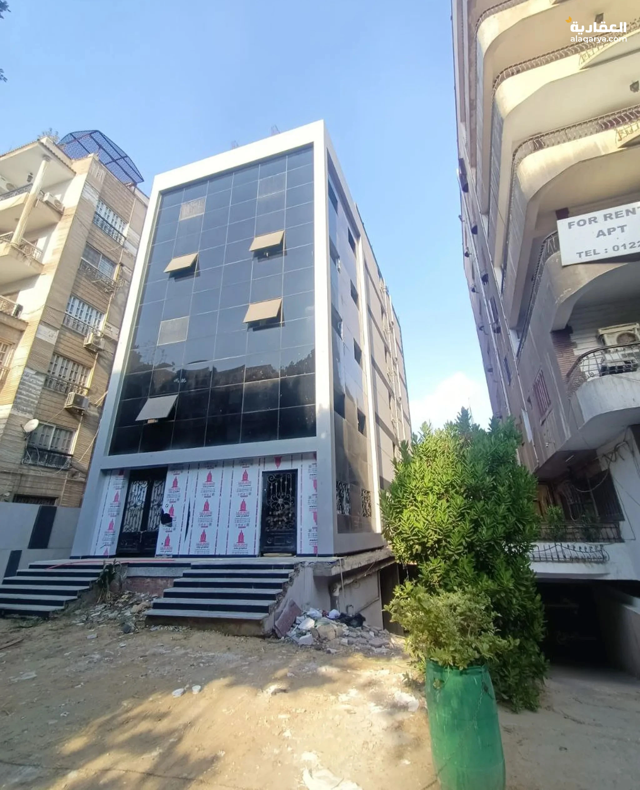 #مبني اداري فااااخر بأرقي موقع بالمعادي بجانب الصليب الاحمر