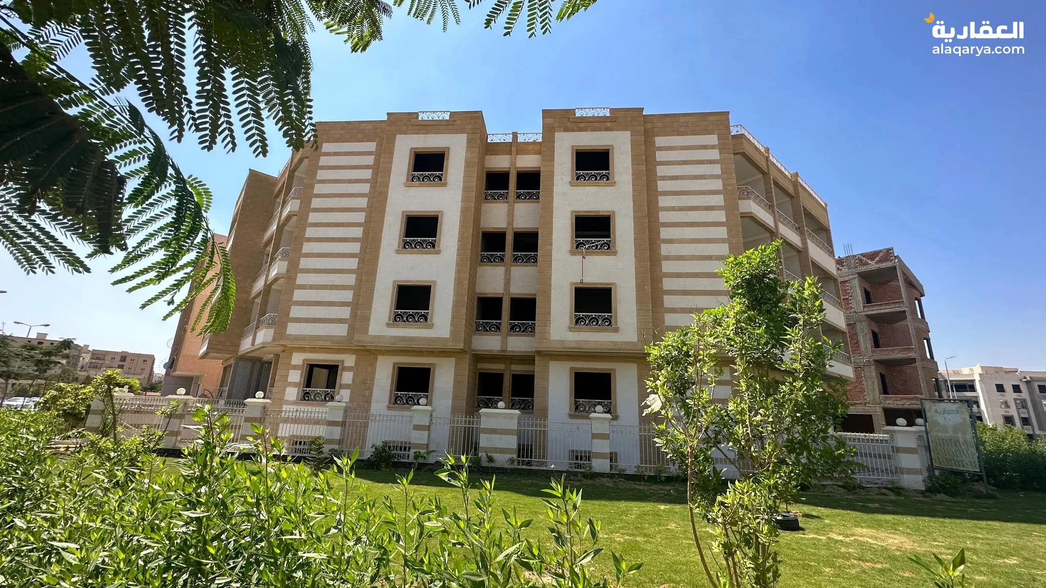 #شقة ارضي منخفض 222 متر + 175 م حديقه سوبر لوكس كاش اوقسط حتى 60 شهر