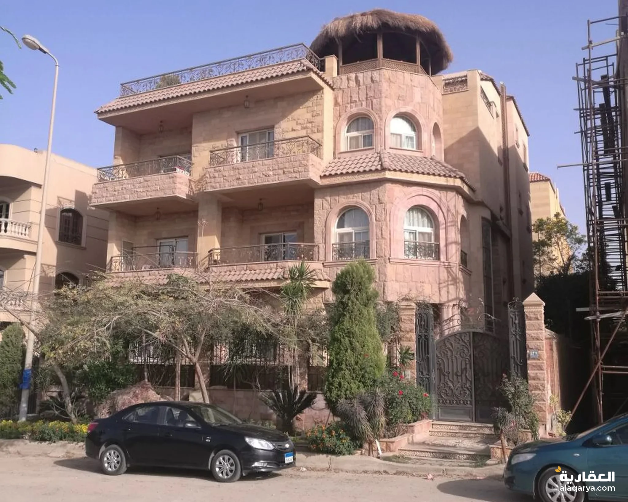 #فيلا للايجار مفروش مكيف جميع الكماليات 1180 م