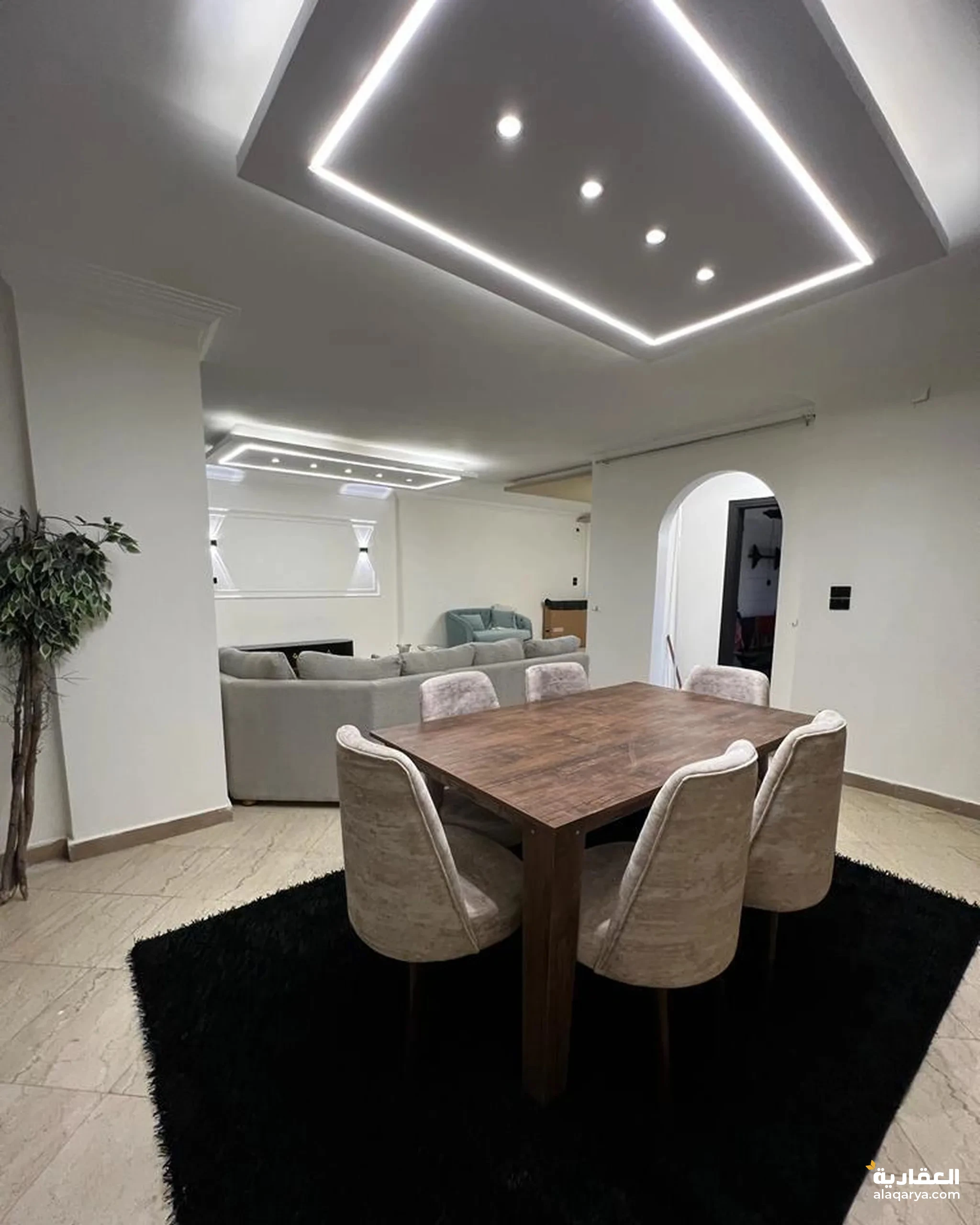 #شقه للايجار الشهرى المفروش المهندسين شارع شهاب