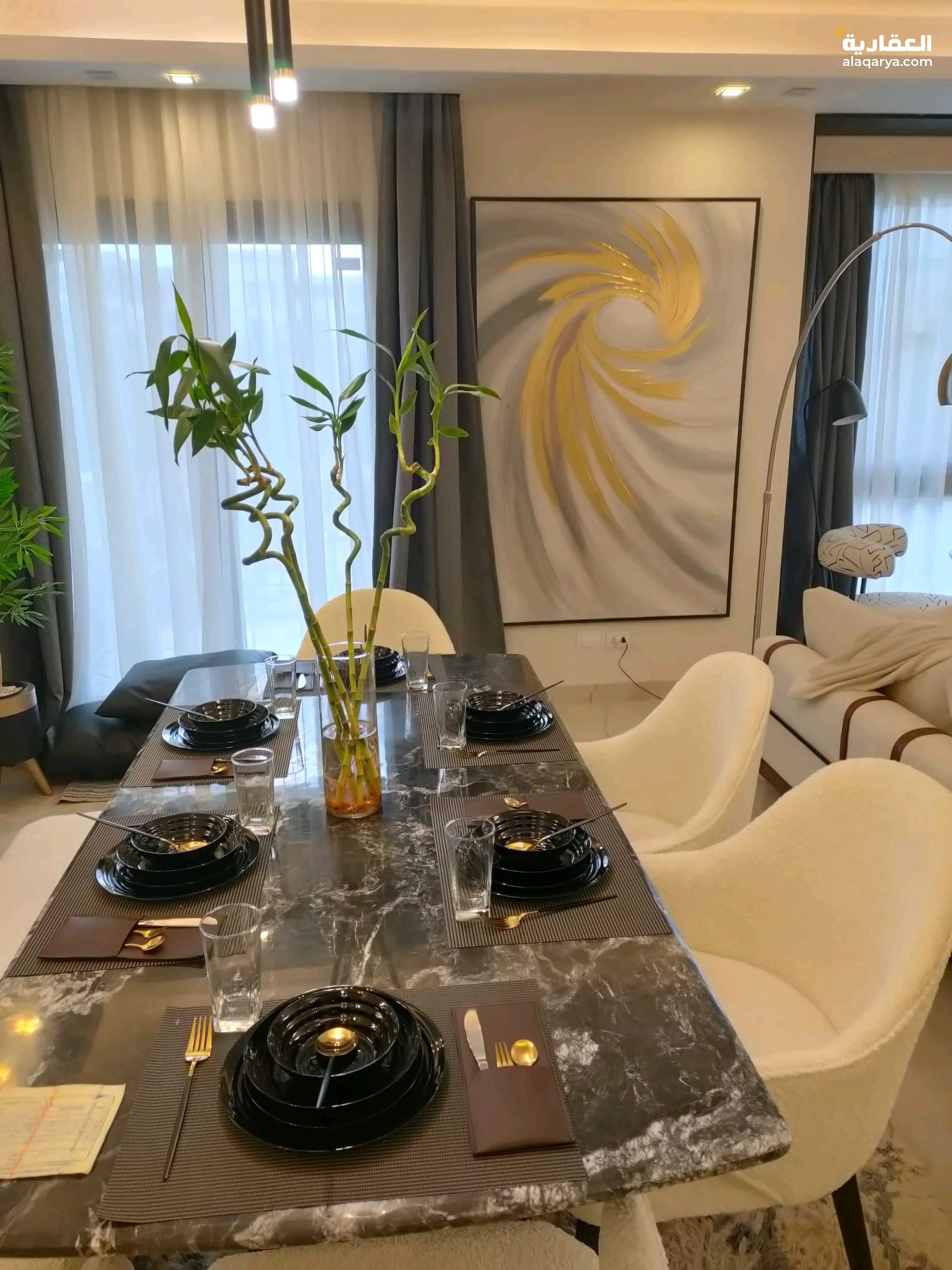 شقه للإيجار مفروش كمبوند سوديك ايست تاون التجمع الخامس الترا سوبر لوكس اول سكن