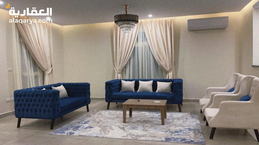 شقه للايجار مفروش سوبر لوكس ٣ غرف ٣ حمام فيلات الحي الثاني التجمع الخامس