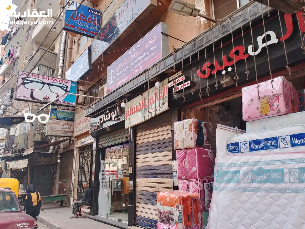 اول شارع سيجر من ميدان ستوته برج الرياض السكنى