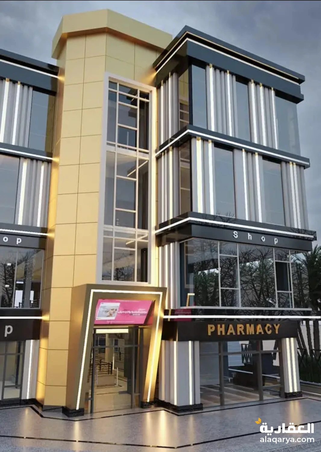 محلات تجارية وإدارية للبيع في مدينة الشروق