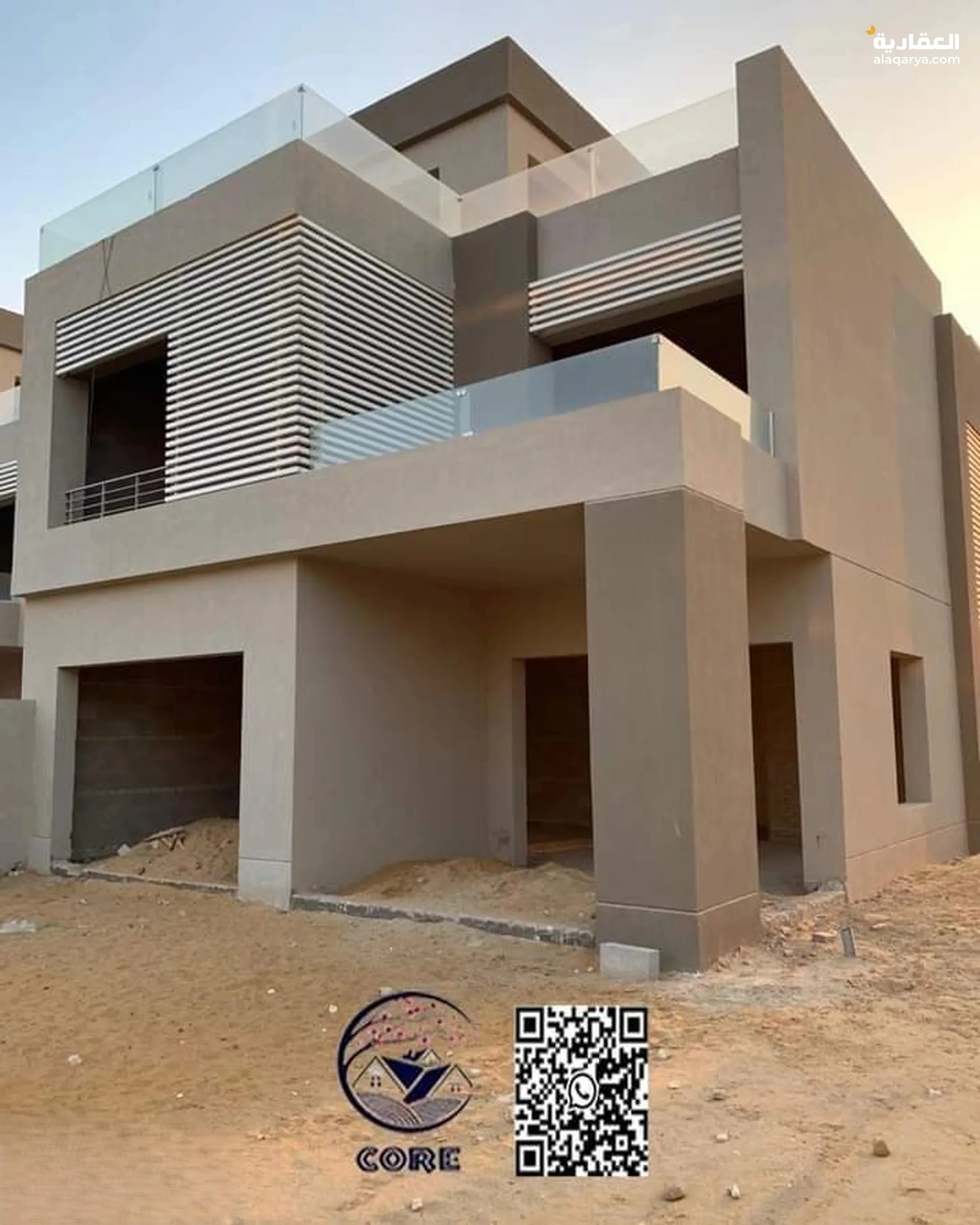 #فيــــلا مستقـــــله للبيـــــــع كـــــورنر كمبوند وود فيل ( Woodville ) _ بالم هيلز _