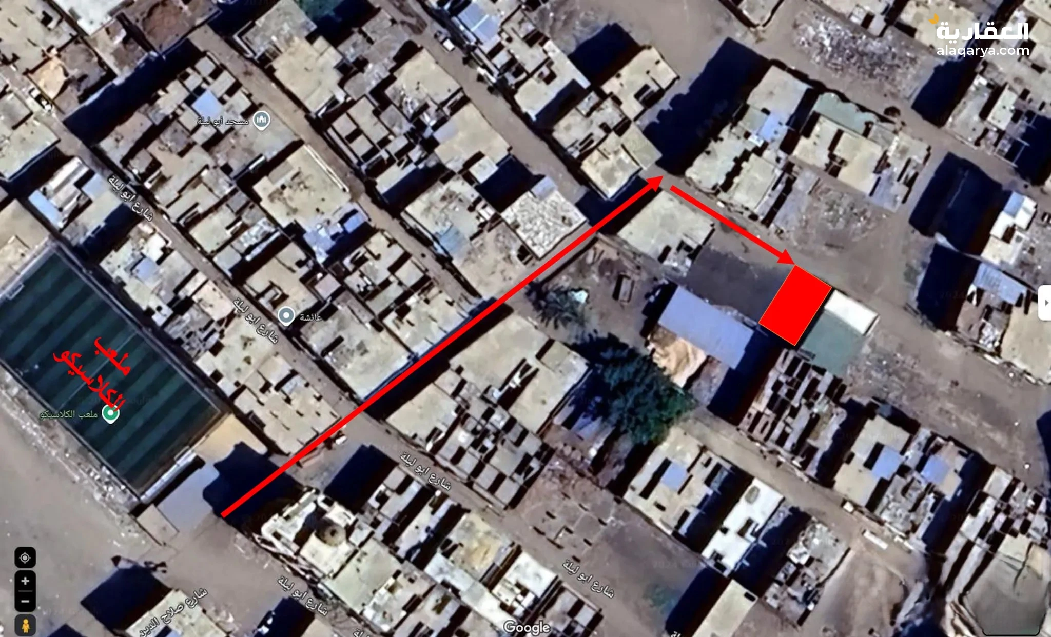 #قطعة ارض مبانى فى منطقة الحوال بالسنبلاوين مساحتها 93.4 متر مربع صافى