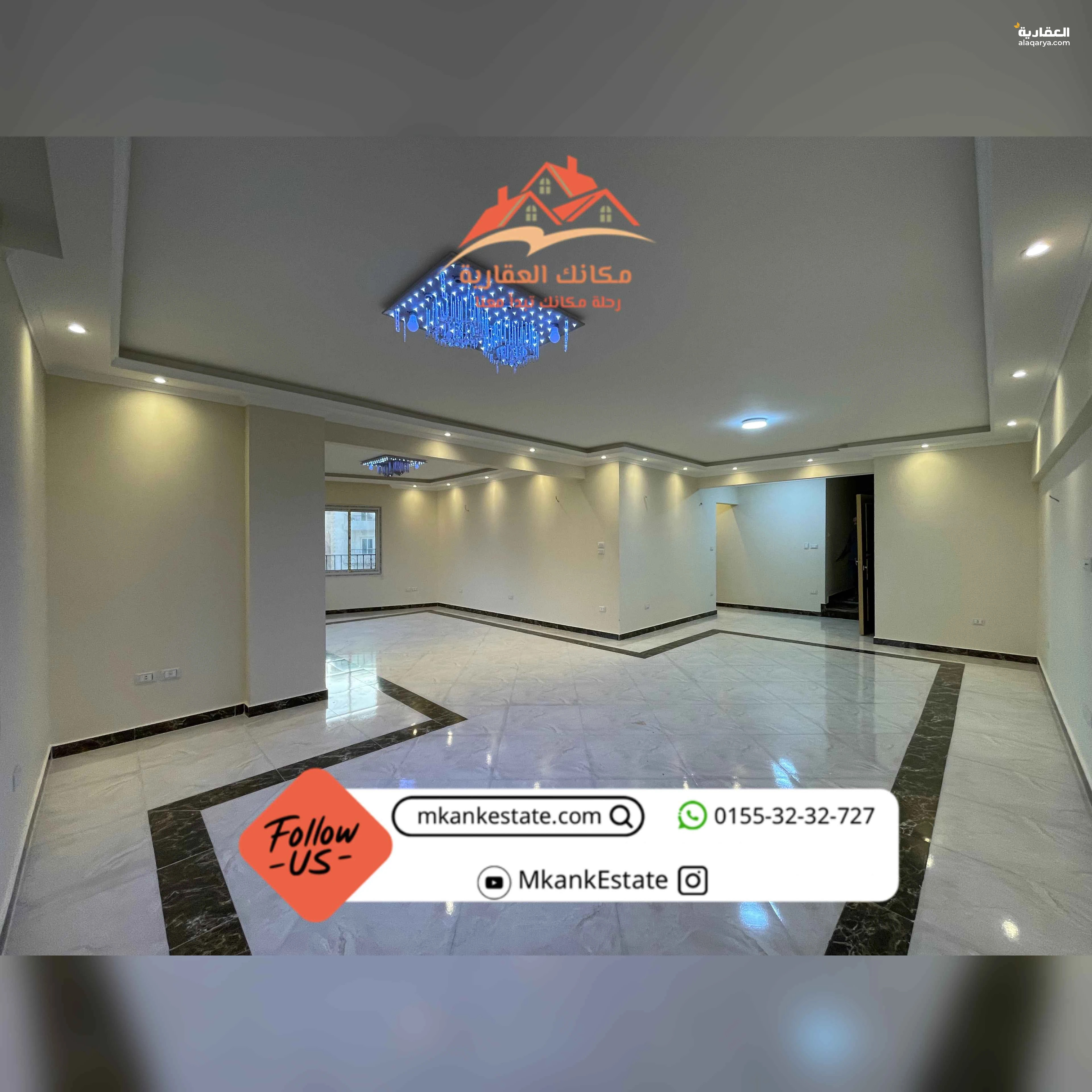 شقه للايجار الحي الثامن 6 اكتوبر - اول سكن - عمارات الاهالي - 3 غرف منهم غرفه ماستر بدريسنج وحمام - 3 حمامات