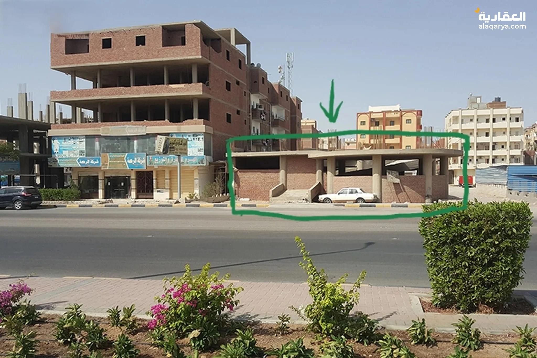 #ارض تجارية 1000م للبيع ناصية بالغردقة