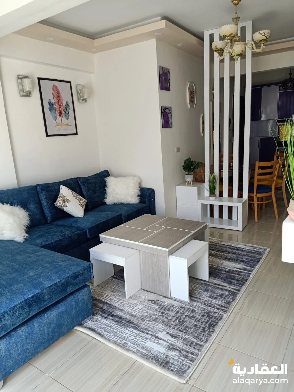 شقه بالروف مفروشه في قرية سياحية في شرم الشيخ