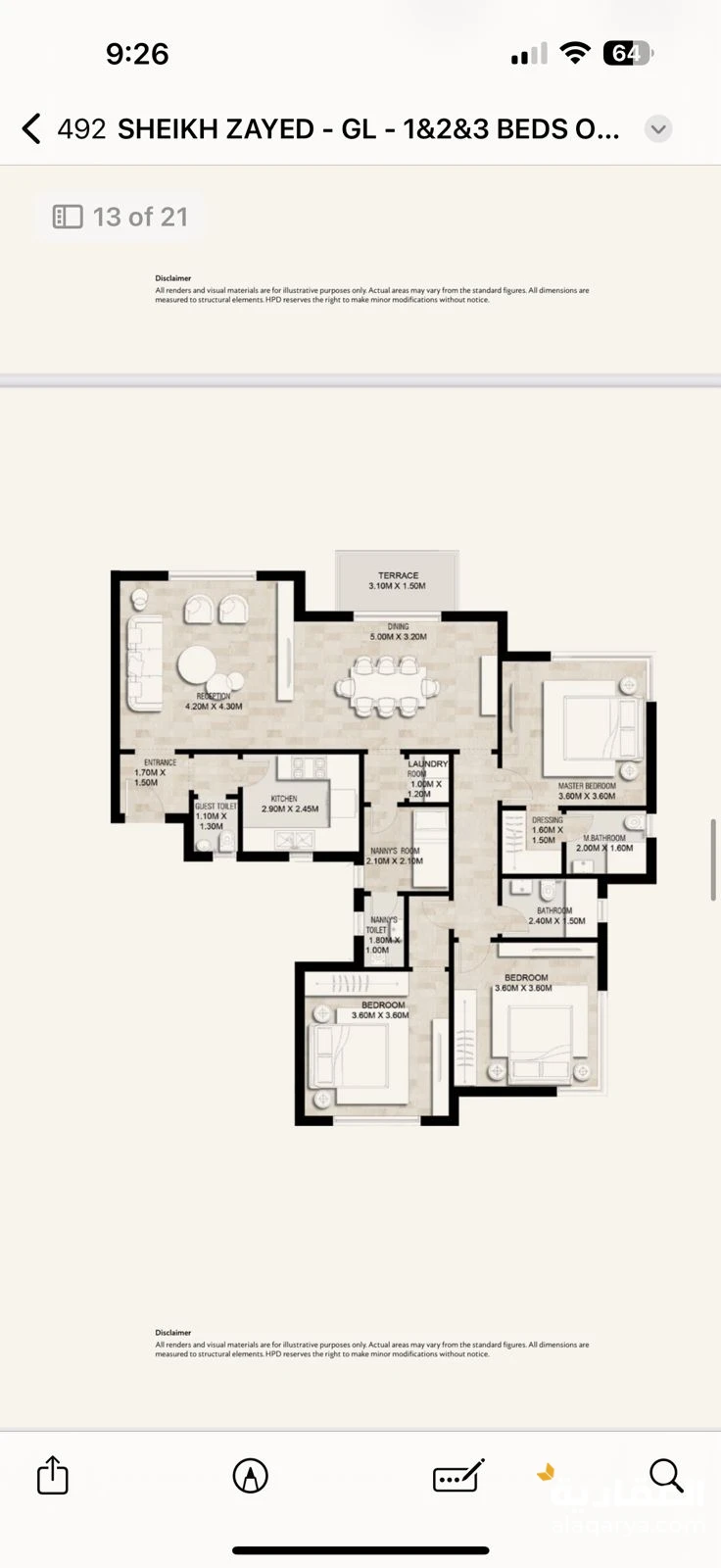 انا ownerشقه دور أرضي144متر  مع  garden 60متر garden lakes  compound سته اكتوبرم