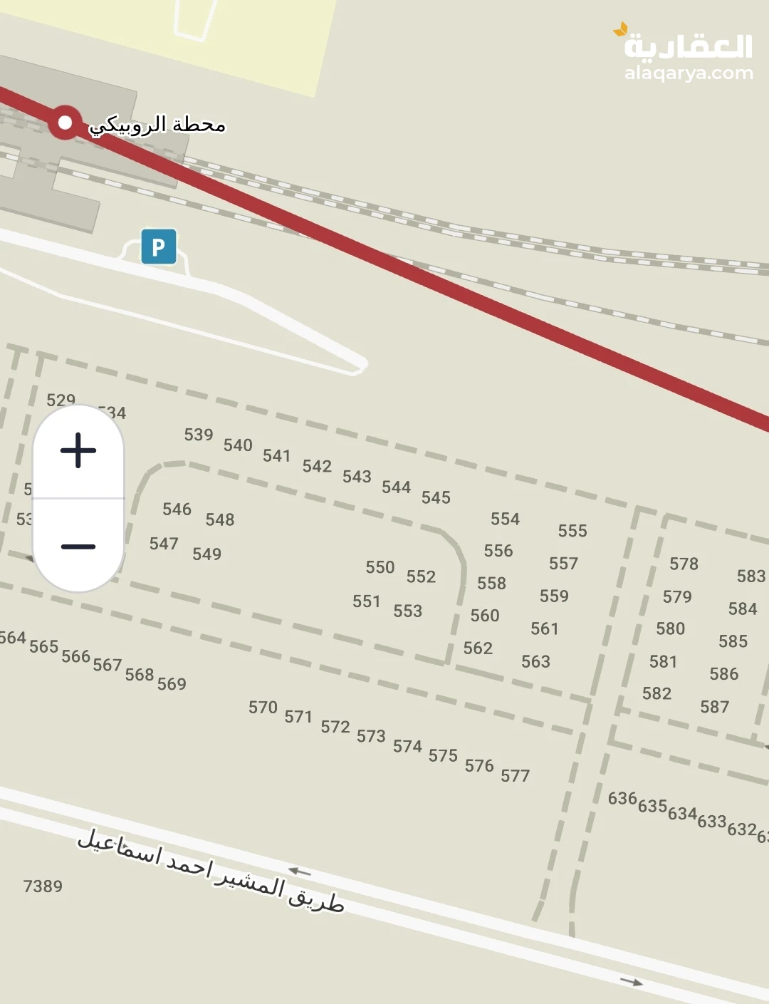 ارض للبيع بمدينة بدر مساحة 445 م2 شمال الحى السابع الشمالية الجديدة