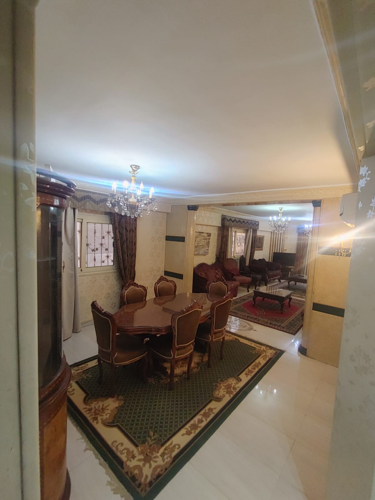 شقه مفروشه للايجار ٢٢٠متر سوبر لوكس