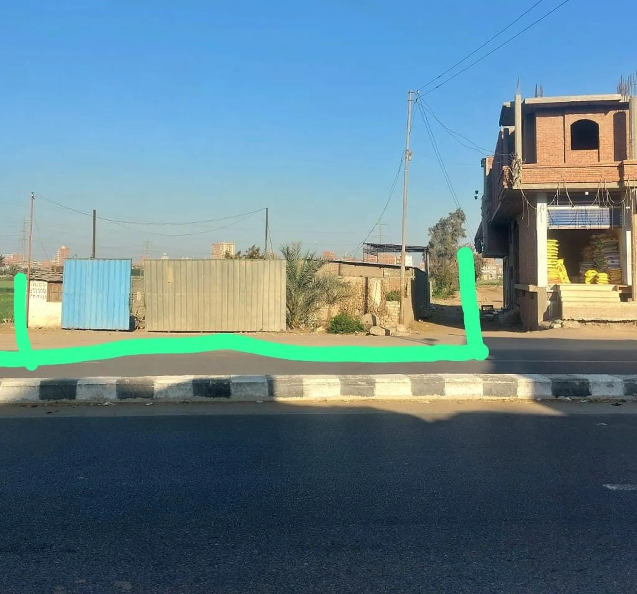 #ارض للبيع بالزقازيق علي طريق الاسفلت مباشرة