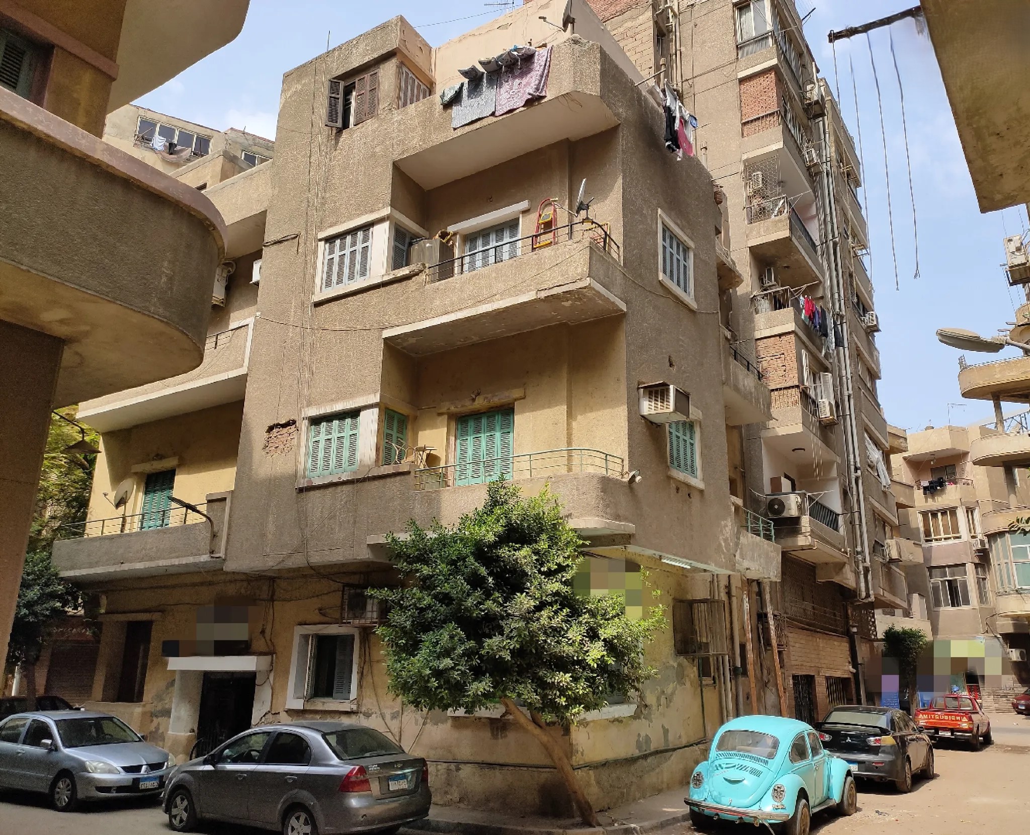 #فرصة مميزة للسكن او الاستثمار عمارة 4 ادوار بالأرض 3 نمرة من النيل ( البحر الصغير ) للبيع