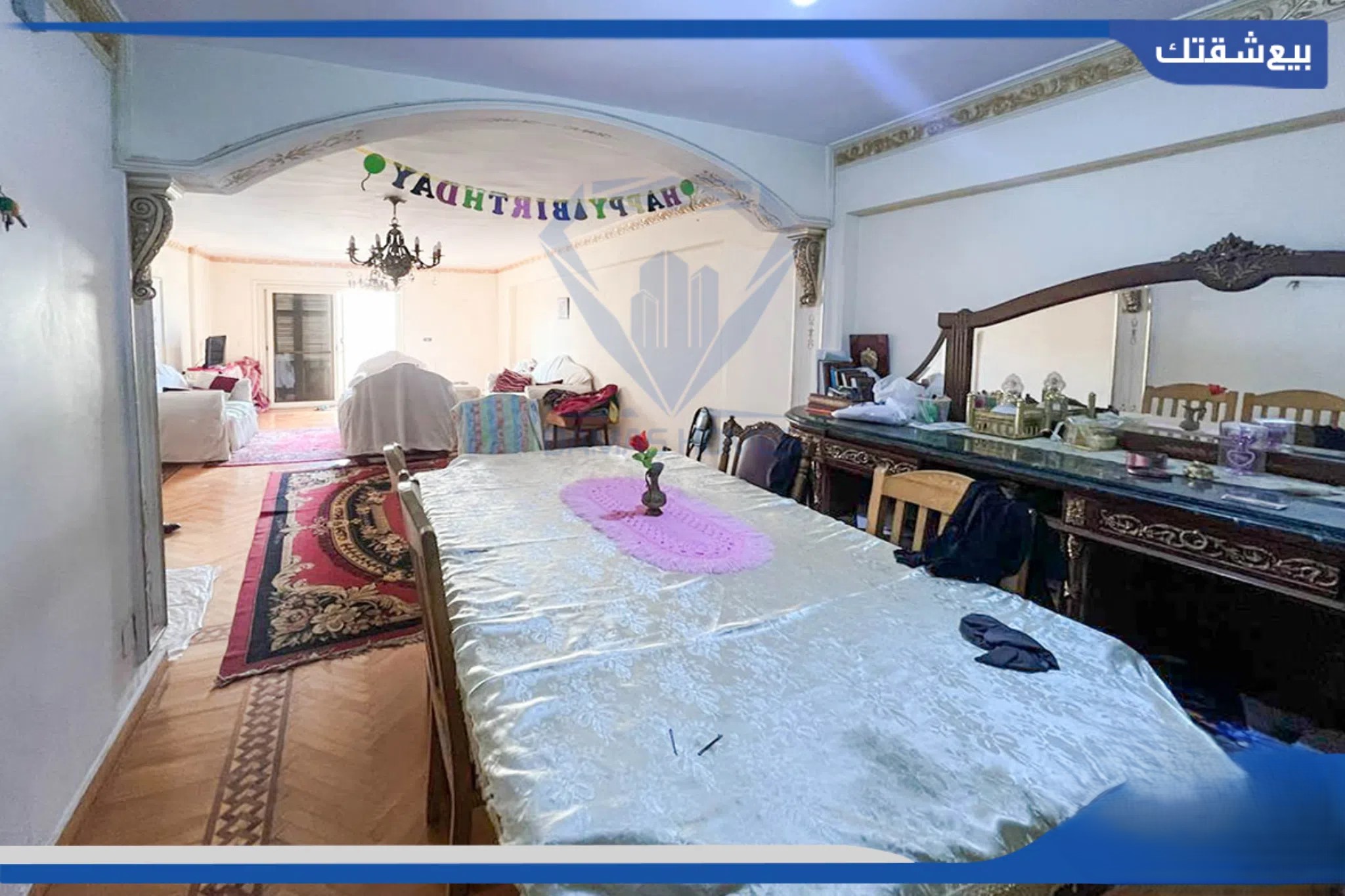 #شقة للبيع - 150 م - سيدى جابر - 2 نمرة من البحر - فيو مفتوح